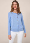 White Stuff Lola Fine Knit Cardigan, Light Blue