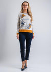 White Stuff Daisy Chain Jumper, Cream Multi