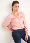 White Stuff Alaia Colour Block Shirt, Pink