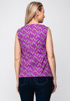 White Stuff Starcrest Printed Top, Purple