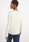 White Stuff Crochet Pocket T-Shirt Natural White