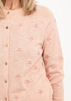 White Stuff Lulu Star Fine Knit Cardigan, Light Pink