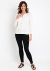 White Stuff Lulu Short Knit Cardigan, Natural