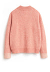 White Stuff Weekend Bomber Knit Cardigan, Dusty Pink