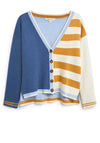 White Stuff Eimear Colour Block Reversible Cardigan, Multi