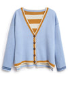 White Stuff Eimear Colour Block Reversible Cardigan, Multi