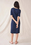 White Stuff Kara Jersey Midi Dress, Navy Multi
