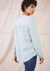 White Stuff Ruby Lined Shirt, Light Blue