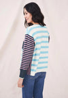 White Stuff Mixed Stripe Fine Sweater, Blue Multi