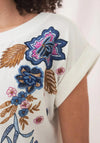 White Stuff Carmella Embroidered Top, White Multi