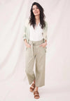White Stuff Teakie Wide Leg Trousers, Natural