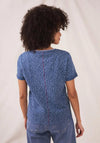 White Stuff Neo Mix Stripe T-Shirt, Blue Multi