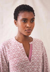 White Stuff Hallie Print Tunic Top, Plum Multi