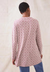 White Stuff Hallie Print Tunic Top, Plum Multi