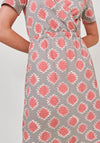 White Stuff Anywhere Fairtrade Midi Dress, Grey Multi