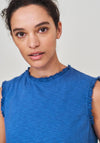 White Stuff Effie Jersey Vest Top, Blue