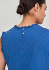 White Stuff Effie Jersey Vest Top, Blue