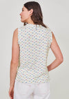 White Stuff Effie Jersey Vest Top, White Multi