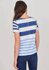 White Stuff Neo Stripe T-Shirt, Blue Multi
