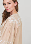 White Stuff Emel Embroidered Jacket, Natural