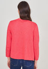 White Stuff Waves Open Cardigan, Deep Pink