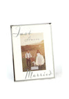 Widdop Amore Just Married Photo Frame, 4 x 6