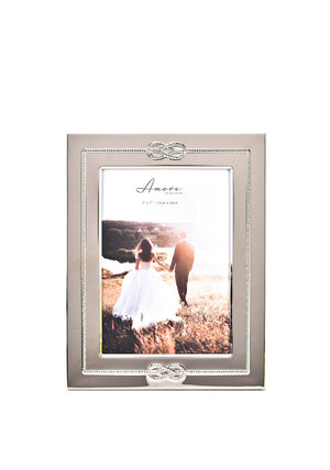 Widdop Amore Infinity Knot Wedding Photo Frame, 5x7