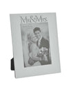 Widdop Mirrored Mr & Mrs Photo Frame, 5” x 7”