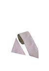 William Turner Jacquard Tie & Pocket Square, Blush