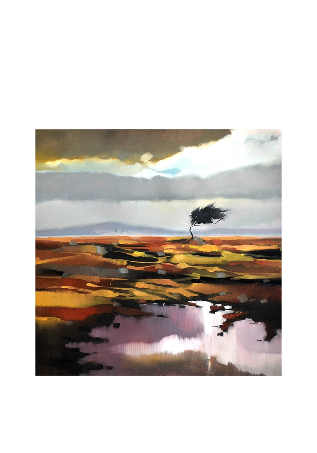 Sharon McDaid Wind Through the Heather Framed Art
