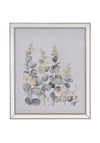 Fern Cottage Gold Eucalyptus Print Mirrored Frame, 56 x 66xm
