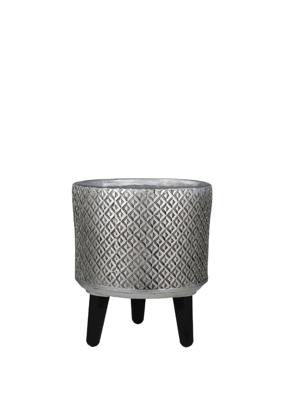 WJ Sampson Small Silver Planter