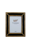 WJ Sampson Black & Gold Photo Frame, 5 x 7