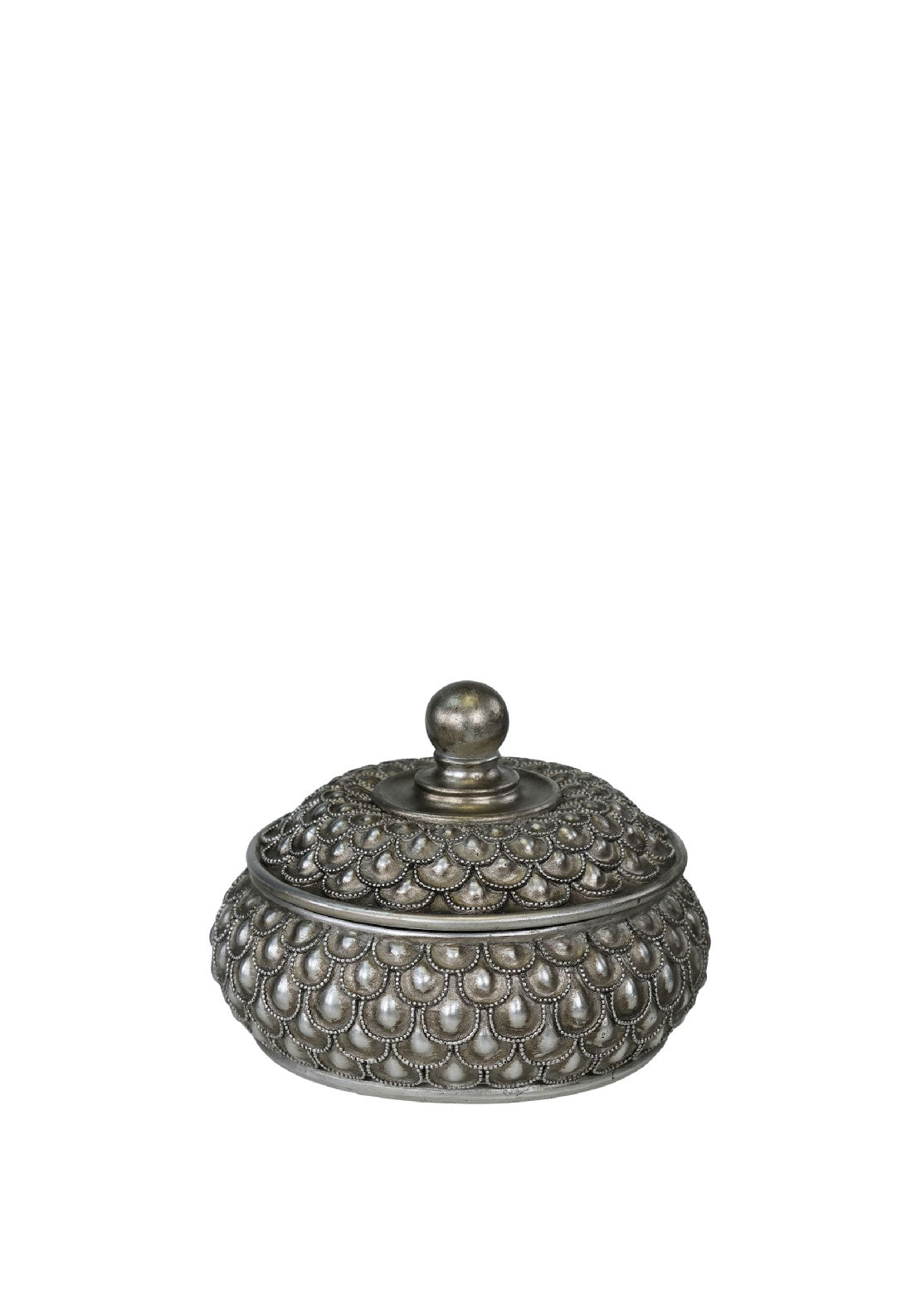 WJ Sampson Antique Silver Trinket Box