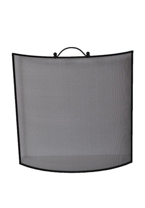 WJ Sampson Curved Black Fire Screen