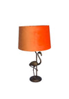 WJ Sampson Gold Flamingo Lamp