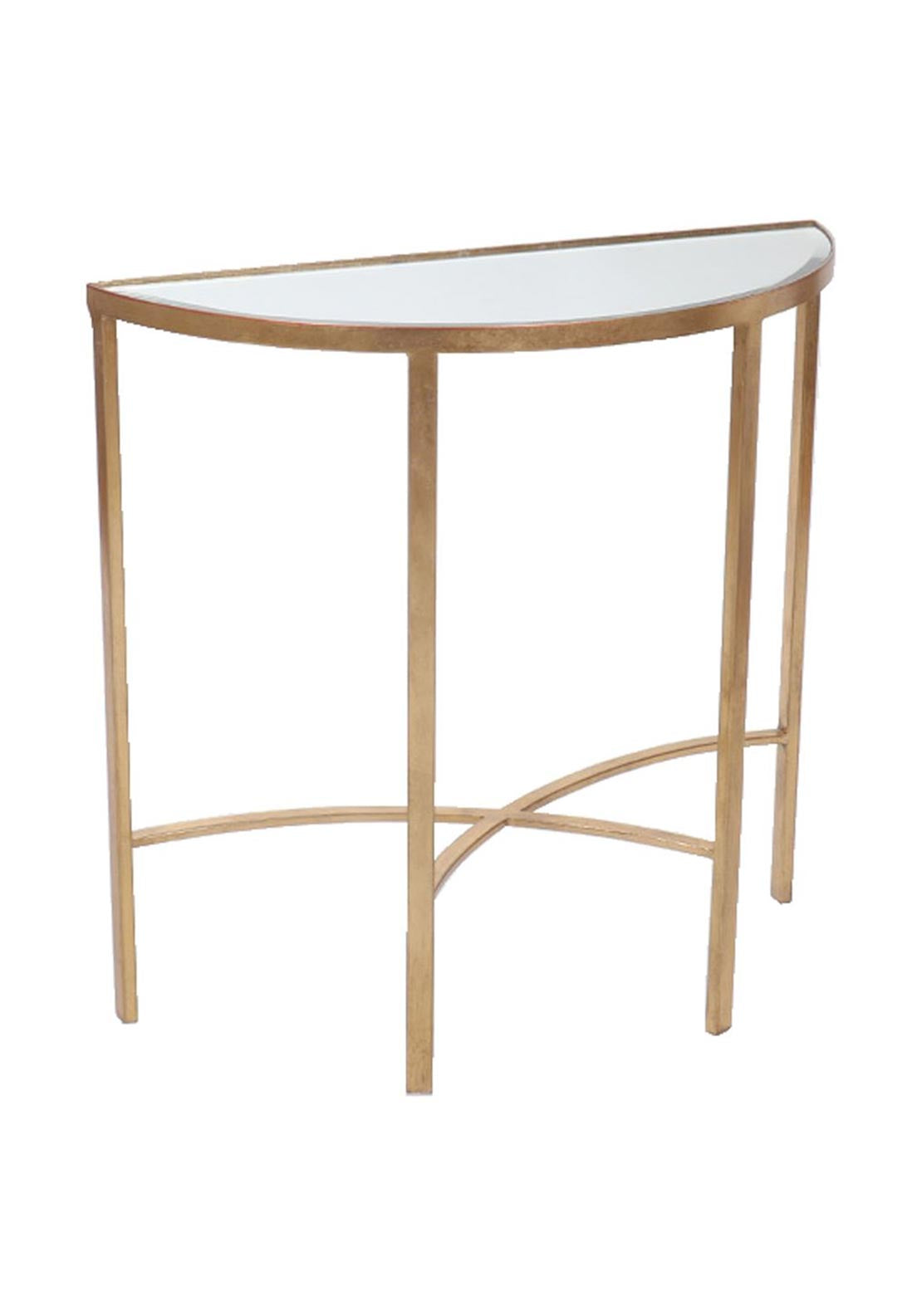 WJ Sampson Half Moon Gold Table