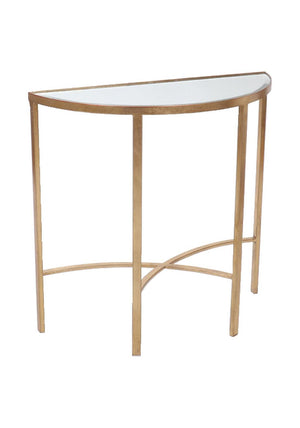 WJ Sampson Half Moon Gold Table