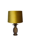 WJ Sampson Gold Pineapple Lamp
