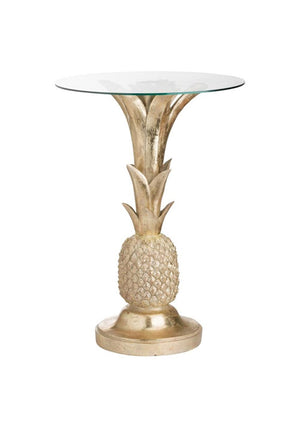 WJ Sampson Ashby Gold Pineapple Side Table