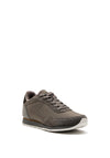 Woden Nora II Suede Platform Trainers, Dark Grey