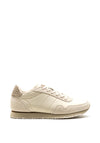 Woden Nora II Suede Platform Trainers, Beige