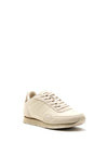 Woden Nora II Suede Platform Trainers, Beige