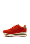 Woden Nora III Suede Platform Trainers, Red