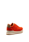 Woden Nora III Suede Platform Trainers, Red