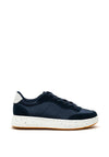 Woden May Suede Mix Trainers, Navy