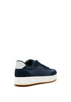 Woden May Suede Mix Trainers, Navy