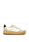 Woden May Suede Mix Trainers, Whisper White