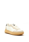 Woden May Suede Mix Trainers, Whisper White