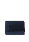 Glamour Ava Diamante Shimmer Clutch Bag, Navy